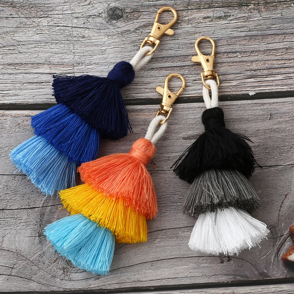 Bohemian Tassel Bag Charm