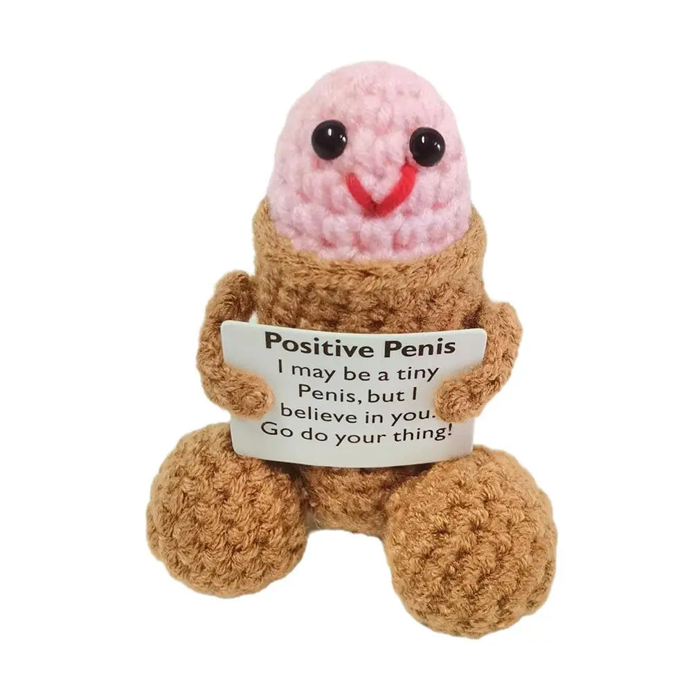 Mini Crochet Emotional Support Weenie