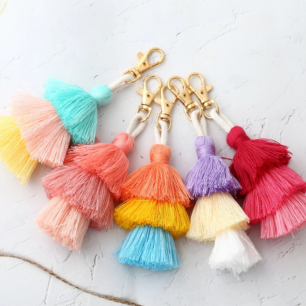 Bohemian Tassel Bag Charm